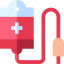 Blood transfusion icon 64x64