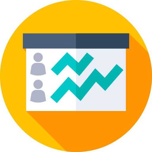 Line chart icon