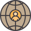 Globe icon 64x64