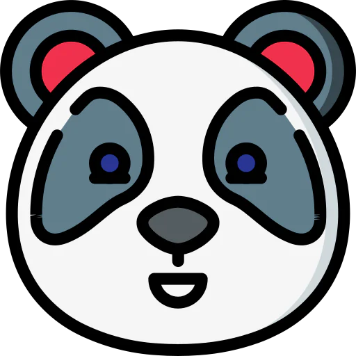 Panda bear icon