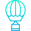 Hot air balloon icon 64x64