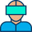 Virtual reality icon 64x64