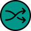 Shuffle Symbol 64x64