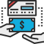 Bank check icon 64x64
