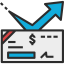Bank check icon 64x64