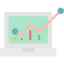 Graph line icon 64x64