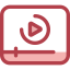 Воспроизведение видео иконка 64x64