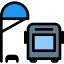 Bus stop icon 64x64