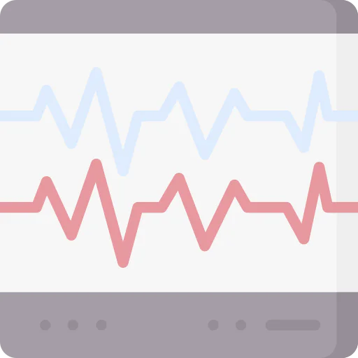 Electrocardiogram icon