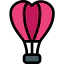 Hot air balloon icon 64x64