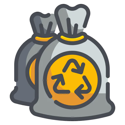 Garbage bag icon