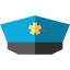 Police hat icon 64x64