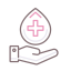 Blood donation icon 64x64