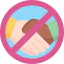 No handshake ícono 64x64