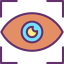 Eye scan icon 64x64