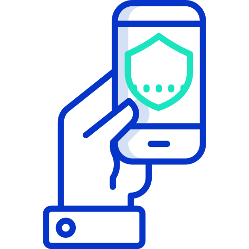 Mobile security icon
