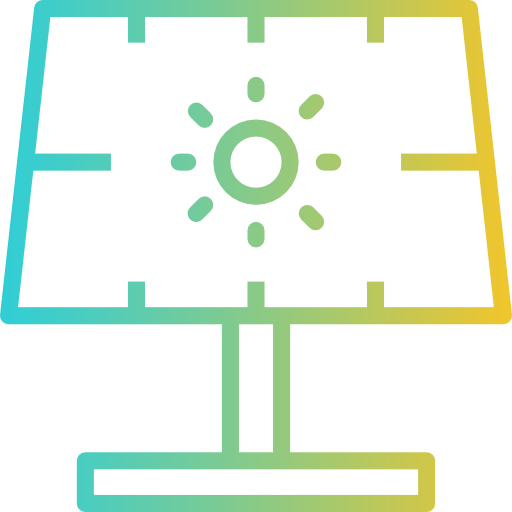 Solar panel icon