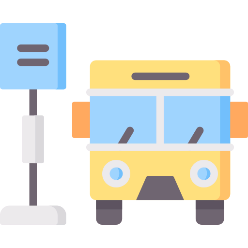 Bus stop icon