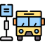 Bus stop icon 64x64