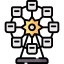 Ferris wheel icon 64x64