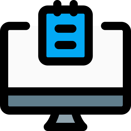 Desktop computer icon