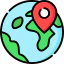 Globe icon 64x64