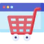 Online shopping icon 64x64
