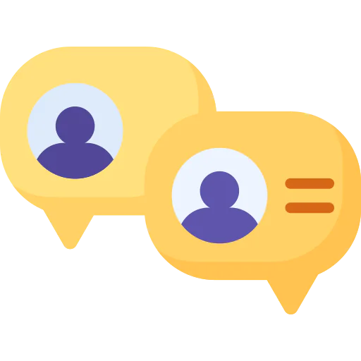 Chat bubbles icon