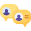 Chat bubbles icon 64x64
