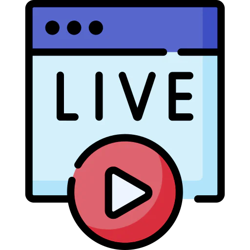 Live streaming icon