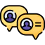 Chat bubbles icon 64x64