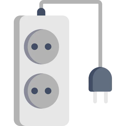 Electric plug icon