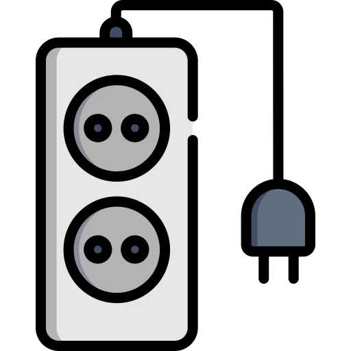 Electric plug icon