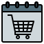 Shopping cart icon 64x64