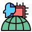 Globe icône 64x64