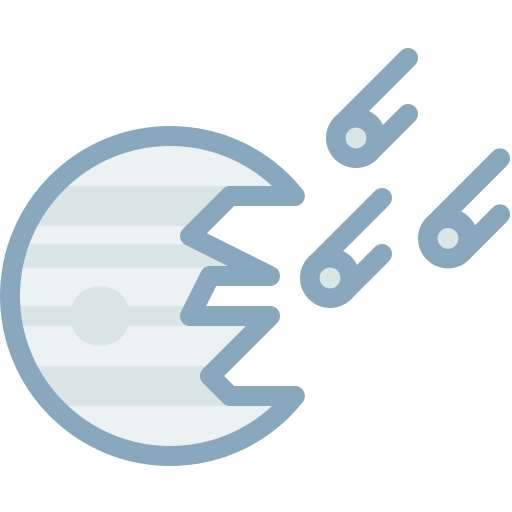 Destroyed planet icon