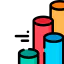 Bar chart icon 64x64