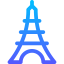 Eiffel tower icon 64x64