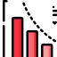 Bar chart icon 64x64