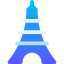 Eiffel tower icon 64x64