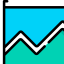Line chart icon 64x64