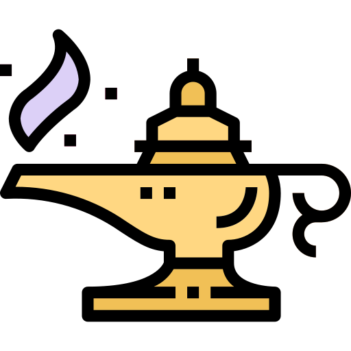 Magic lamp icon