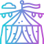 Цирковая палатка иконка 64x64