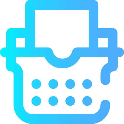 Typewriter icon