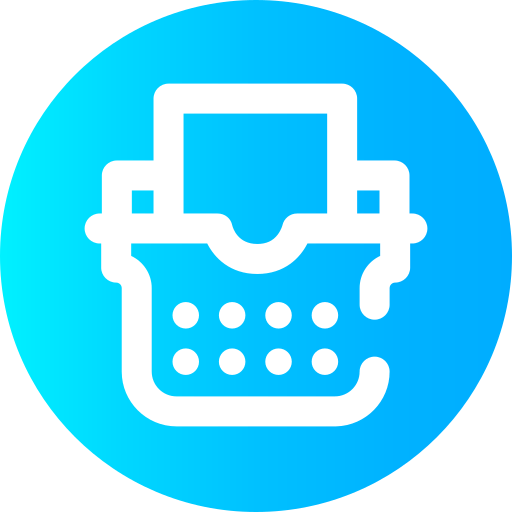 Typewriter icon