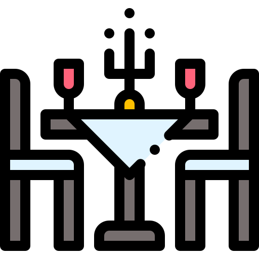 Dinner table icon