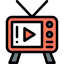 Watching tv Ikona 64x64
