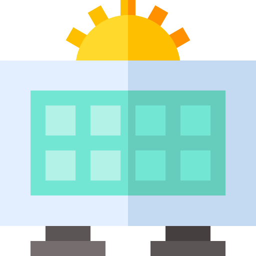 Solar panel icon