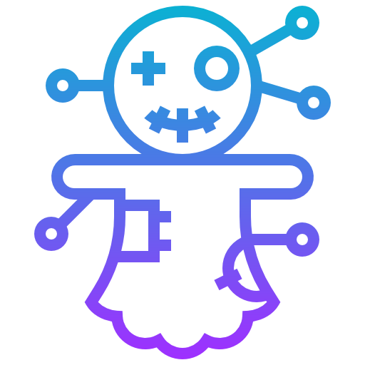 Voodoo doll icon