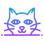 Black cat icon 64x64